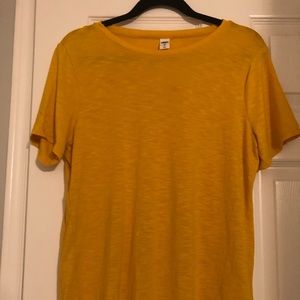 Yellow tee